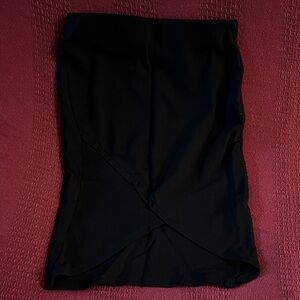 Iris Elegant Black Pencil Skirt